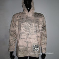 Custom sublimation printing No Zipper Fleece Pullover Hoodie Jacket